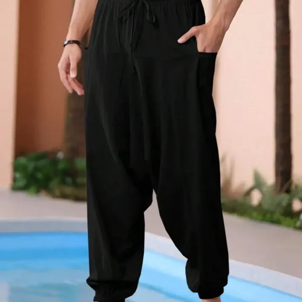 Harem Pants Baggy Beach Drop Crotch Trousers