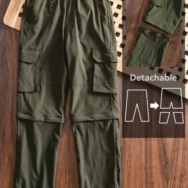 Detachable Convertible Cargo Pants Quick Dry Breathable